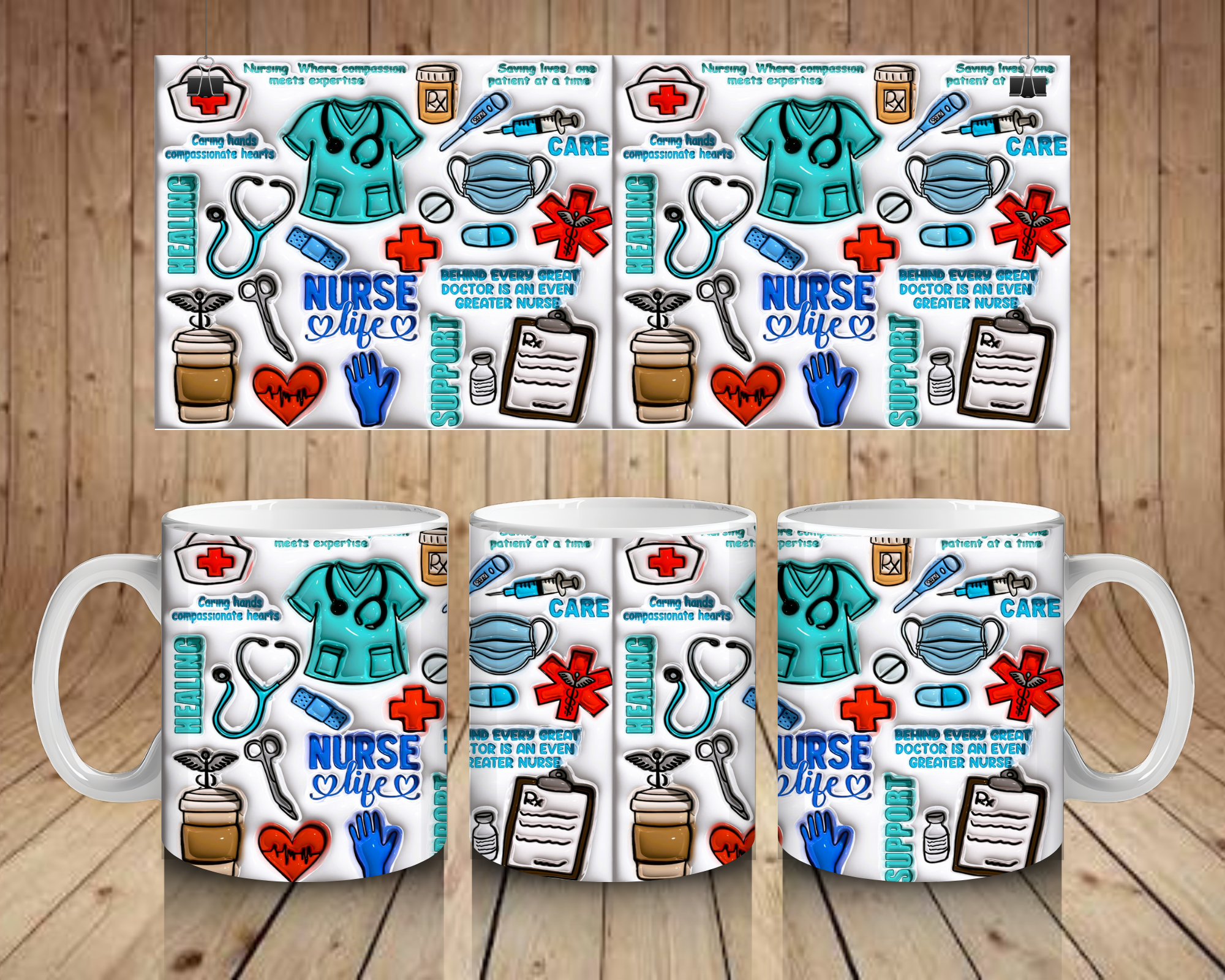 Nurse healing mug - 11oz coffee cup, thoughtful gift