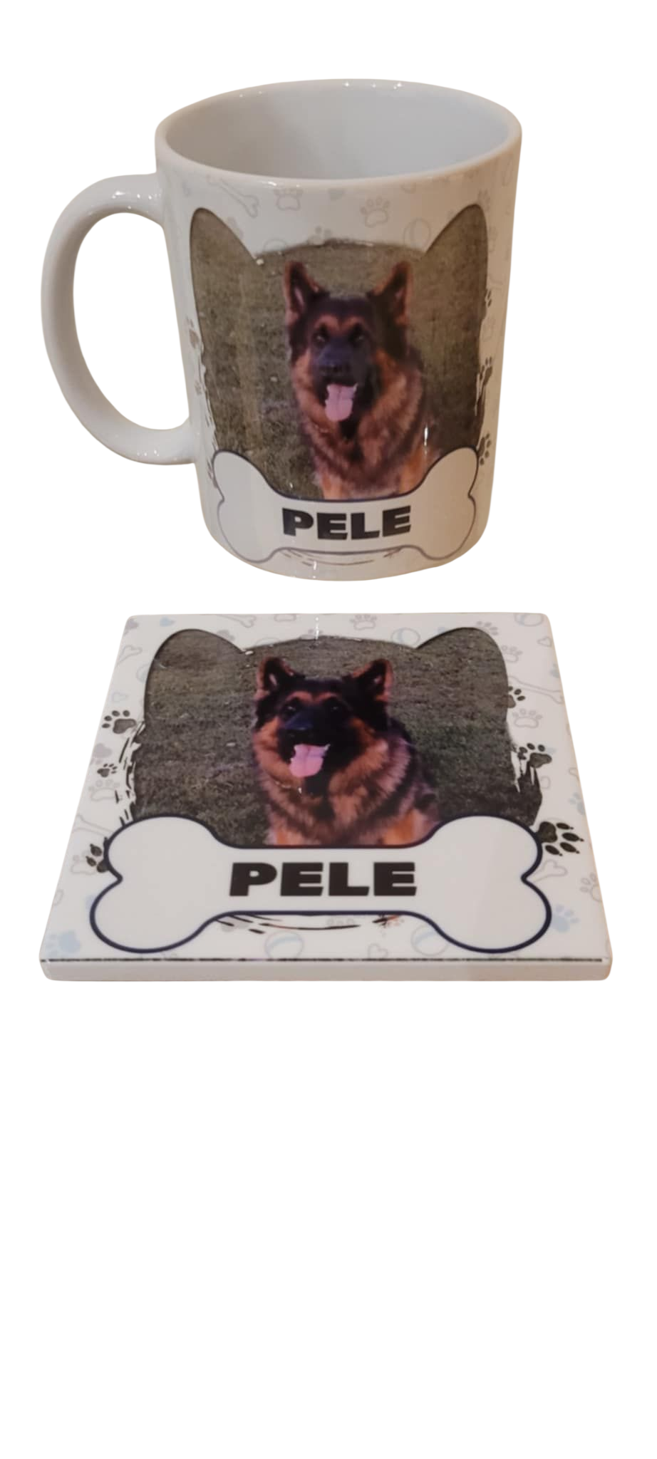Personalised mug & Ceramic coaster - gift set - perfect gift - choose your design